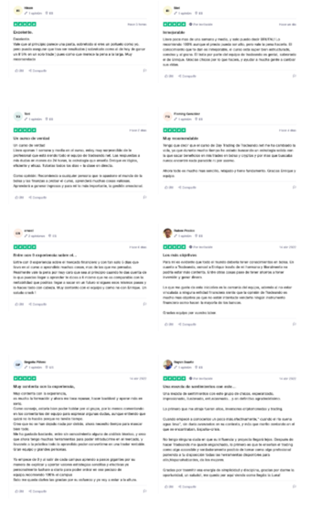 Reviews Tradeando